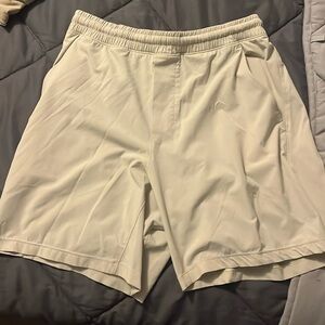 Men’s Lululemon Athletic Khaki colored Shorts